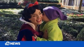 Boy with autism has adorable interaction with several Disney Princesses [upl. by Maffa]