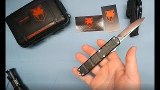 Cobratec Enforcer Review  Double Action OTF M390 Made in Texas [upl. by Norty]