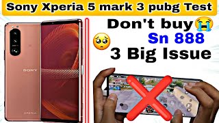 sony xperia 5 mark 3 pubg test 2024  dont buy Sony Xperia 5 mark 3 for pubg mobilebgmi  price [upl. by Aria700]