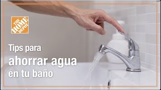 Tips para ahorrar agua en tu baño  Baños [upl. by Milzie]