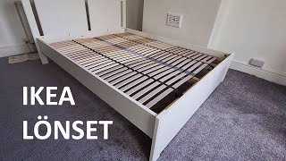 How to assembe IKEA LÖNSET bed base [upl. by Aihsel283]