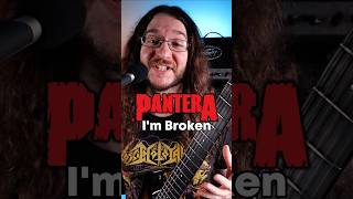 Pantera  Im Broken guitar metal guitarlesson [upl. by Aiker]