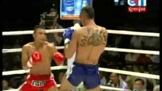 Thun Sophea Vs Thiago Teixeira Brazilian boxer [upl. by Lottie]