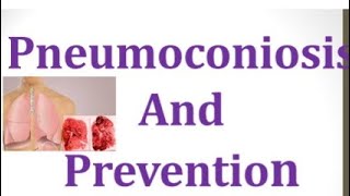 Community medicine  PNEUMOCONIOSIS and its prevention communitymedicine pneumoconiosis [upl. by Anitsirt]