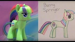 EASTER BUNNY SPRINGER PONY  Custom OC Pony Giveaway FCF by MandaPanda Toy Collector [upl. by Eanahs838]