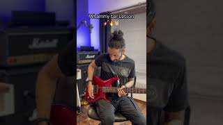 Whammy Bar Lesson  Chandresh Kudwa shorts [upl. by Helga]