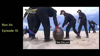 Run Jin Episode 10 Last Part  Variety beach games btsfanklub [upl. by Eaned850]