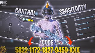 NEW UPDATE 290 😈 BEST SENSITIVITY CODE  CONTROL SETTINGS PUBG MOBILEBGMI  BEST 5 FINGER IPHONE [upl. by Serdna]