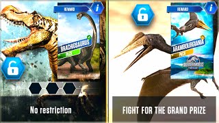 REWARD UNLOCKED BRACHIOSAURUS VS ARAMBOURGIANIA  HT GAME [upl. by Kraus]