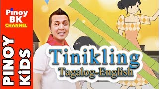 Tinikling Song EnglishTagalog Pinoy BK Channel🇵🇭  FOLK SONGS FOR KIDS AWITING PAMBATA [upl. by Zahara]