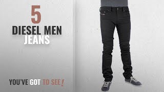 Top 10 Diesel Men Jeans  Winter 2018  Diesel Mens Jeans Thavar OR84A SlimSkinny Black Jeans 31W [upl. by Solracnauj]