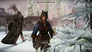 No Commentary Skyrim Survival 64 Checking out Dawnstar [upl. by Esilahc]