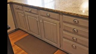 painting kitchen cabinets with chalk paint [upl. by Pompei753]