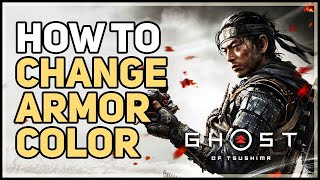 How to Change Armor Color Ghost of Tsushima [upl. by Enovi]