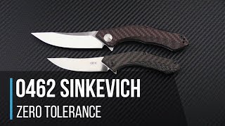 Zero Tolerance 0462 Sinkevich 20CV Flipper Overview [upl. by Mika]