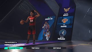 NBA 2K5 VERSATILE STOPPER BUILD  BACKEND RECPRO AM BUILD [upl. by Helse]