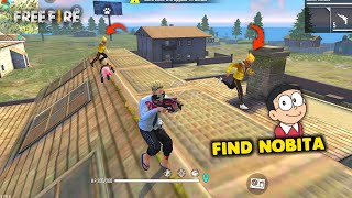 Ajjubhai vs Nobita Solo vs Squad Unbeatable Gameplay  Garena Free Fire [upl. by Thayer]