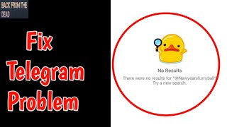 Fix Telegram Search Not Working Android  Telegram No Results Found  No Result Problem in Telegram [upl. by Neerahs]