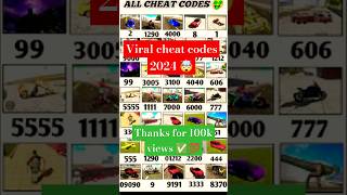 Indian bike driving 3d  Cheat codes 2024 💯✅💯🤯💯✅💯  shorts gaminvideo gaming subscribe trend [upl. by Nnayllek144]