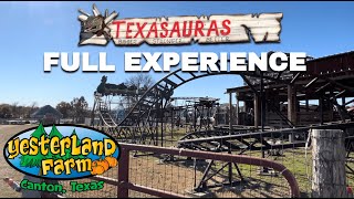 Texasauras at YesterLand Farm Canton TX  Full Experience [upl. by Duval]