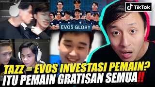 STATEMENT TAZZ TENTANG EVOS SKRG SKYLAR IRRAD SMAKIN MENYERAMKAN REACTION TIKTOK MOBILE LEGEND [upl. by Elehcim864]