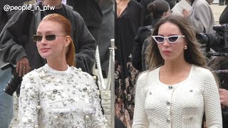 Marina Ruy Barbosa amp Belinda  Giambattista Valli SS25 fashion show in Paris  27092024 [upl. by Koloski]