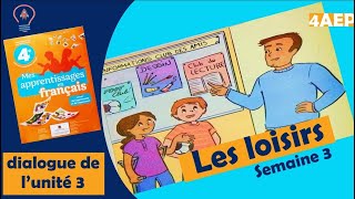 Au centre de loisirs  mes apprentissage en français  4AEP [upl. by Eidarb210]