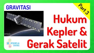 Gravitasi Fisika Kelas 10 • Part 3 Hukum Kepler amp Gerak Satelit [upl. by Nevin]