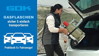 Gasflasche SICHER und EINFACH transportieren  Transportsicherung von GOK [upl. by Aihsiyt682]