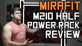 Mirafit M210 Half Power Rack Review  Best addition to my Home Gym [upl. by Enela]