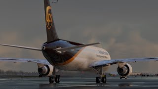 XPLANE 12 767300F UPS BOSTON TO ST JOHNS [upl. by Kinnard655]