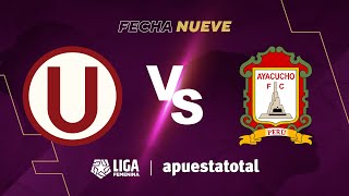 ⚽ UNIVERSITARIO VS AYACUCHO FC  LIGA FEMENINA APUESTATOTAL 2023  FECHA 9 [upl. by Launame349]