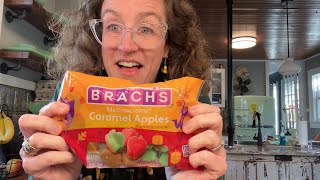 Paige Tries Brach’s Mellowcreme Caramel Apples and Fall Leaves [upl. by Piscatelli]