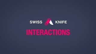 Swiss Knife Interactions [upl. by Acinomal]