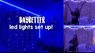 DAYBETTER Led Lights  Set up  Review  Chloe Renee [upl. by Orlanta391]