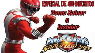 Como Baixar e Instalar Power Rangers Super Legends PC  Crack [upl. by Enyr]