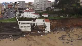 Aeromedia temporal en Galicia a vista de Drone [upl. by Abas]