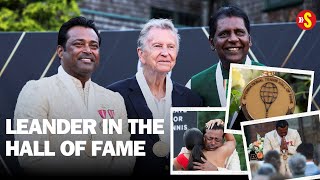 Leander Paes emotional induction into the International Tennis Hall of Fame [upl. by Enyleuqcaj353]