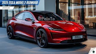 2025 Tesla Model 2 Redwood Unveiled  Teslas cheapest electric vehicle [upl. by Mintun]