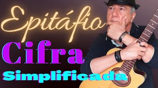 Epitáfio Cifra  Titãs simplificada iniciantes 60 [upl. by Ynahpets]