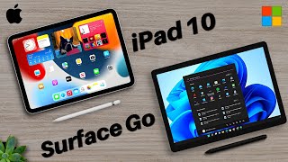 iPad 10 VS Surface Go 3  Make it Simple [upl. by Odnuges483]