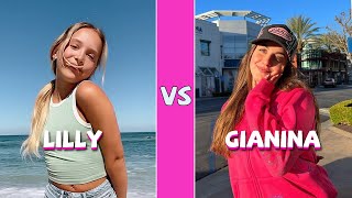 Lilly Ketchman Vs GiaNina Paolantonio TikTok Dances Compilation [upl. by Ymeon]