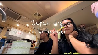 Japan Vlog 24 hr layover  Tokyo Shibuya Tsujiki Market [upl. by Wonacott]