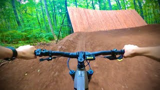 New Jump Trails in Huntsville Monte Sano State Park Mountain Biking  Barry Smith Trails [upl. by Aralc]