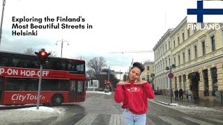 Exploring the Finlands Most Beautiful Streets in Helsinki City [upl. by Atla]