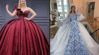 GORGEOUS BALL GOWNS COLLECTION  PROM DRESSES  EVENING DRESSES  WEDDING STYLENG Latest Fashion [upl. by Aseena]