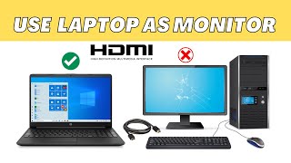 Use a Laptop as a Monitor with HDMI [upl. by Penelope]