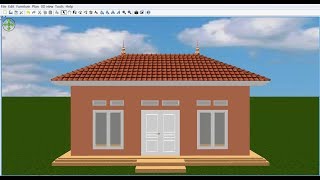 Sweet Home 3D Roof Tutorial Cara Membuat Atap II [upl. by Yrrehc526]