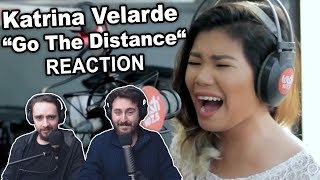 Singers FIRST TIME ReactionReview to quotKatrina Velarde  Go The Distance“ [upl. by Sucitivel424]