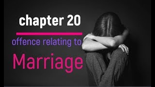 IPC chapter 20 Offence relating to marriage  493498 [upl. by Dagley448]